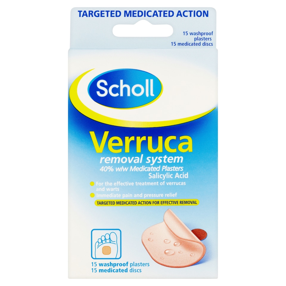 image 1 of Scholl Verruca Removal Plasters Foot Care