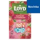 obrázok 1 z Loyd Hot'n Cold bylinno-ovocný čaj s príchuťou maliny a jahody 15 x 2 g (30 g)