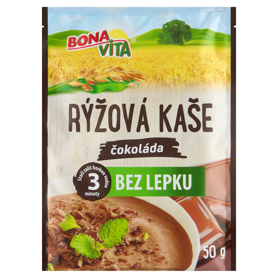 obrázok 1 z Bona Vita Bezgluténová ryžová kaša čokoláda 50 g