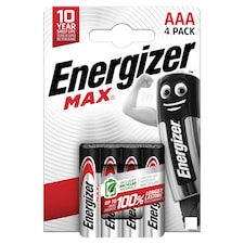 Energizer Max AAA 4 Pack