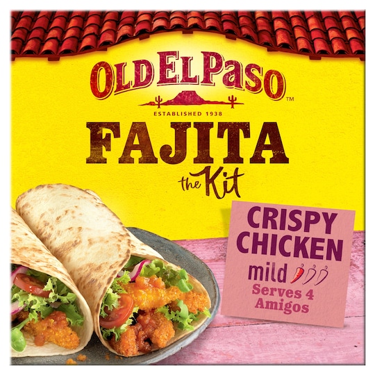 Old El Paso Crispy Fajita Dinner Kit 555g Tesco Groceries