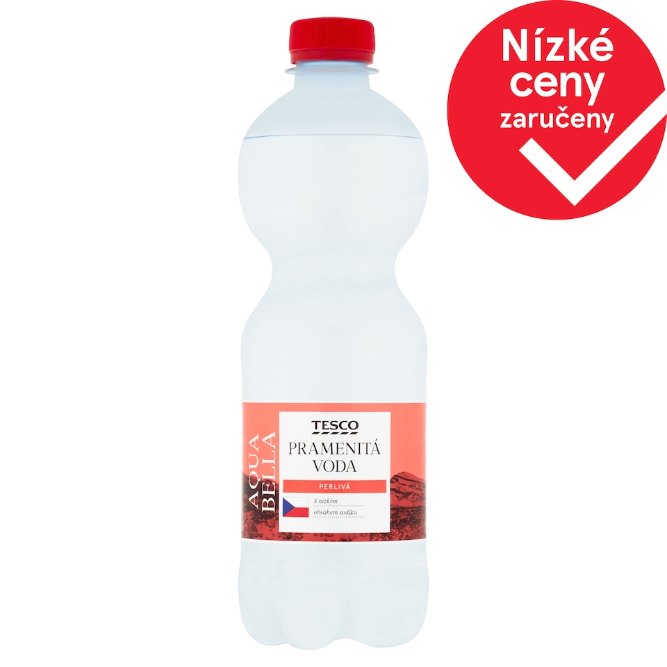 Tesco Aqua Bella pramenitá voda perlivá 500ml
