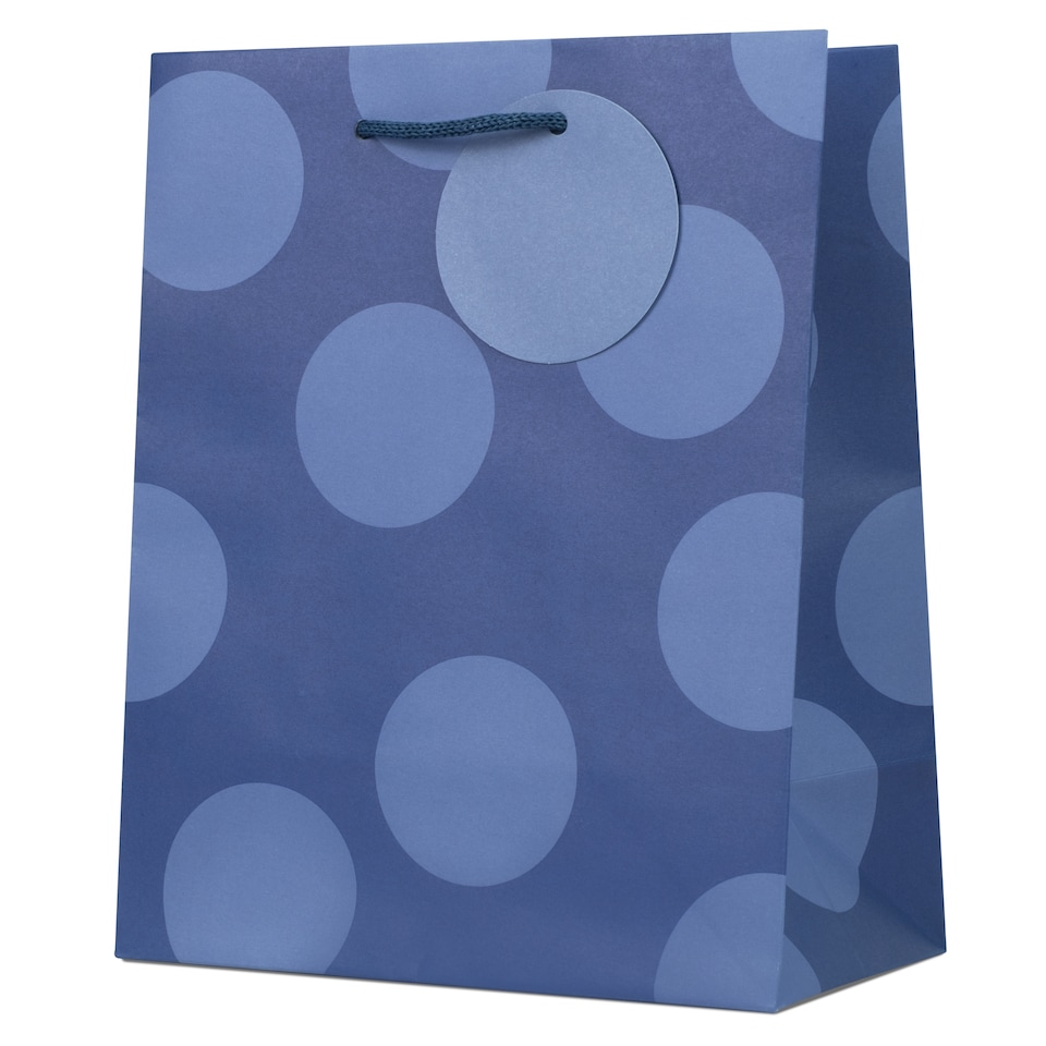 Tesco Blue Spot Medium Bag