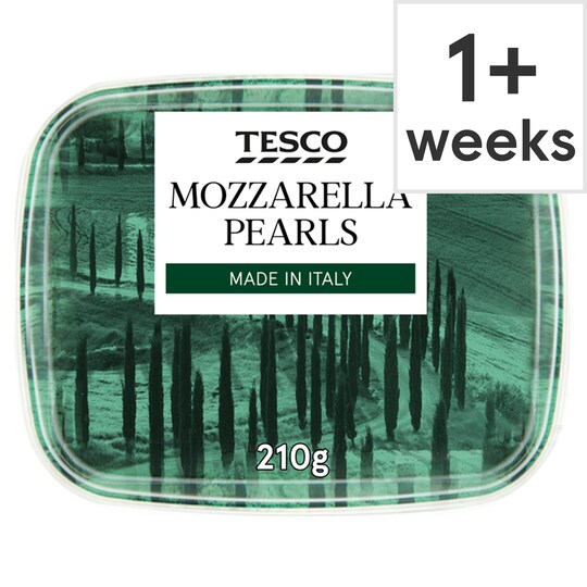 Tesco Mozzarella Pearls 210G Tesco Groceries