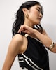 image 4 of F&F Geometric Print Halterneck Co-ord Top in Multi Black
