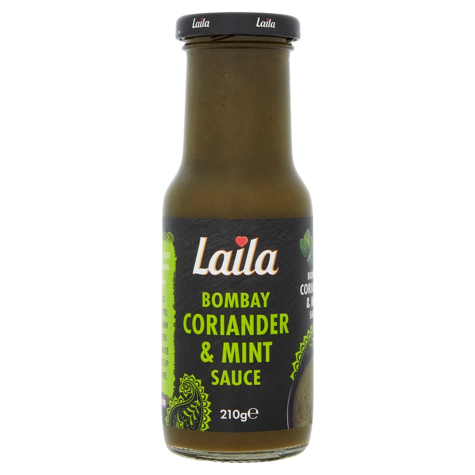 Laila Bombay Coriander & Mint Sauce 210g