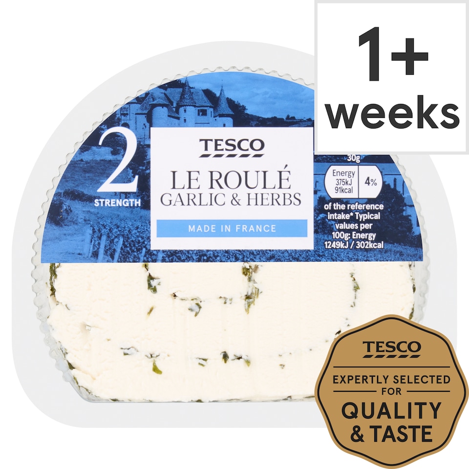 Tesco Le Roule Garlic & Herbs Cheese 150g