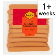 Najma Halal Chicken Sausages - Smoked 400g
