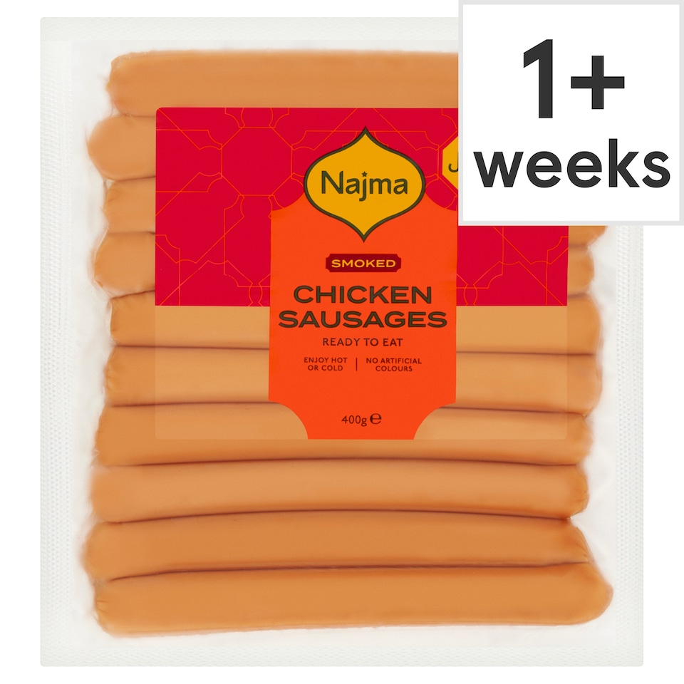 Najma Halal Chicken Sausages - Smoked 400g