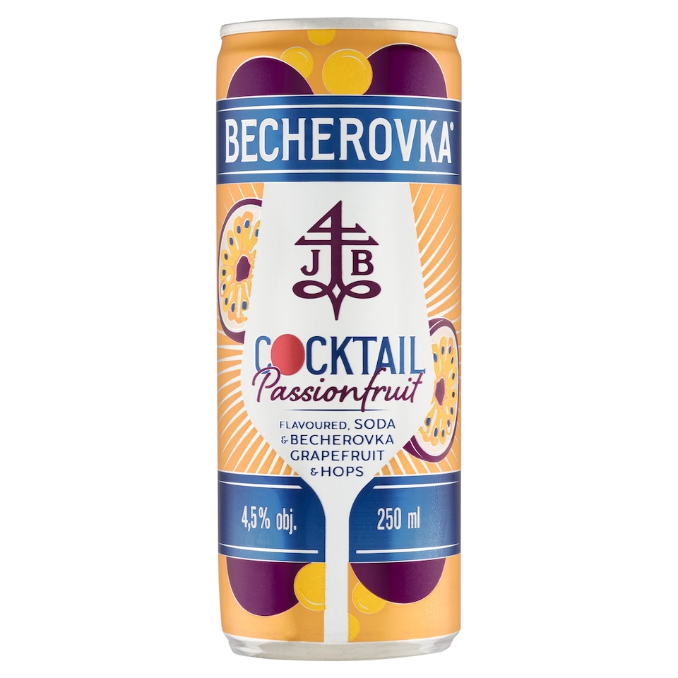 image 1 of Becherovka Cocktail Passionfruit 250 ml