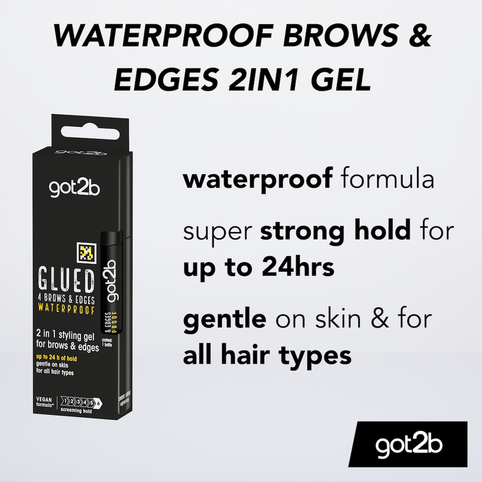 image 1 of GOT2B Glued for Brows & Edges Waterproof Eyebrow Gel 16ml
