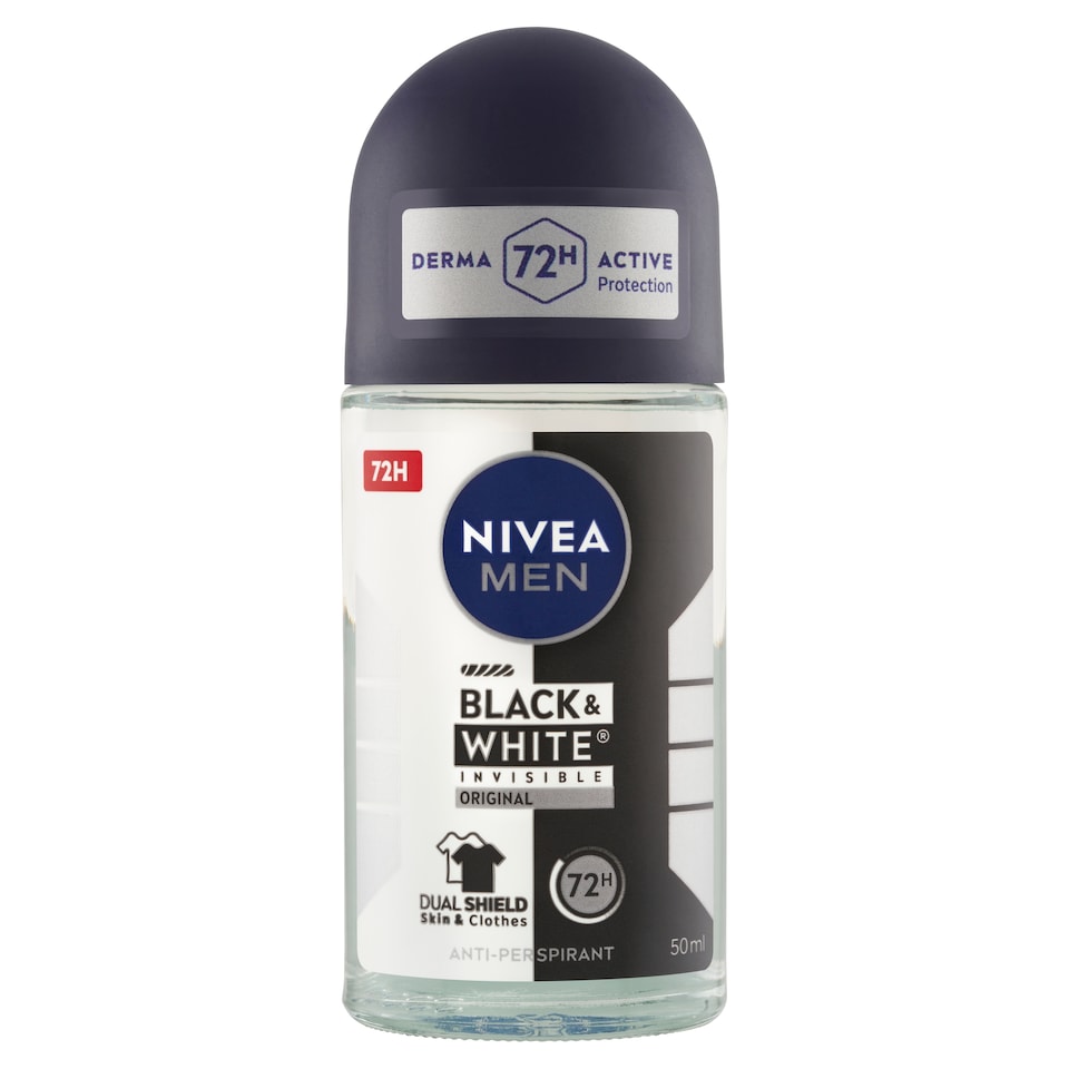 obrázok 1 z Nivea Men Black & White Invisible Original Guľôčkový antiperspirant 50 ml