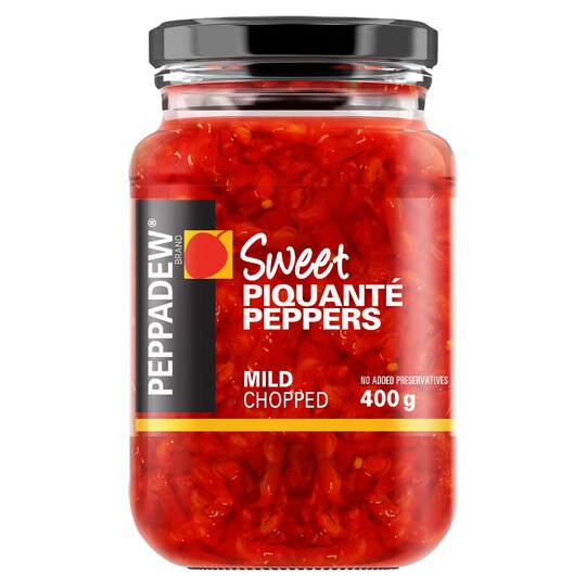 Peppadew Sweet Piquante Peppers Mild Chopped 400G Tesco Groceries