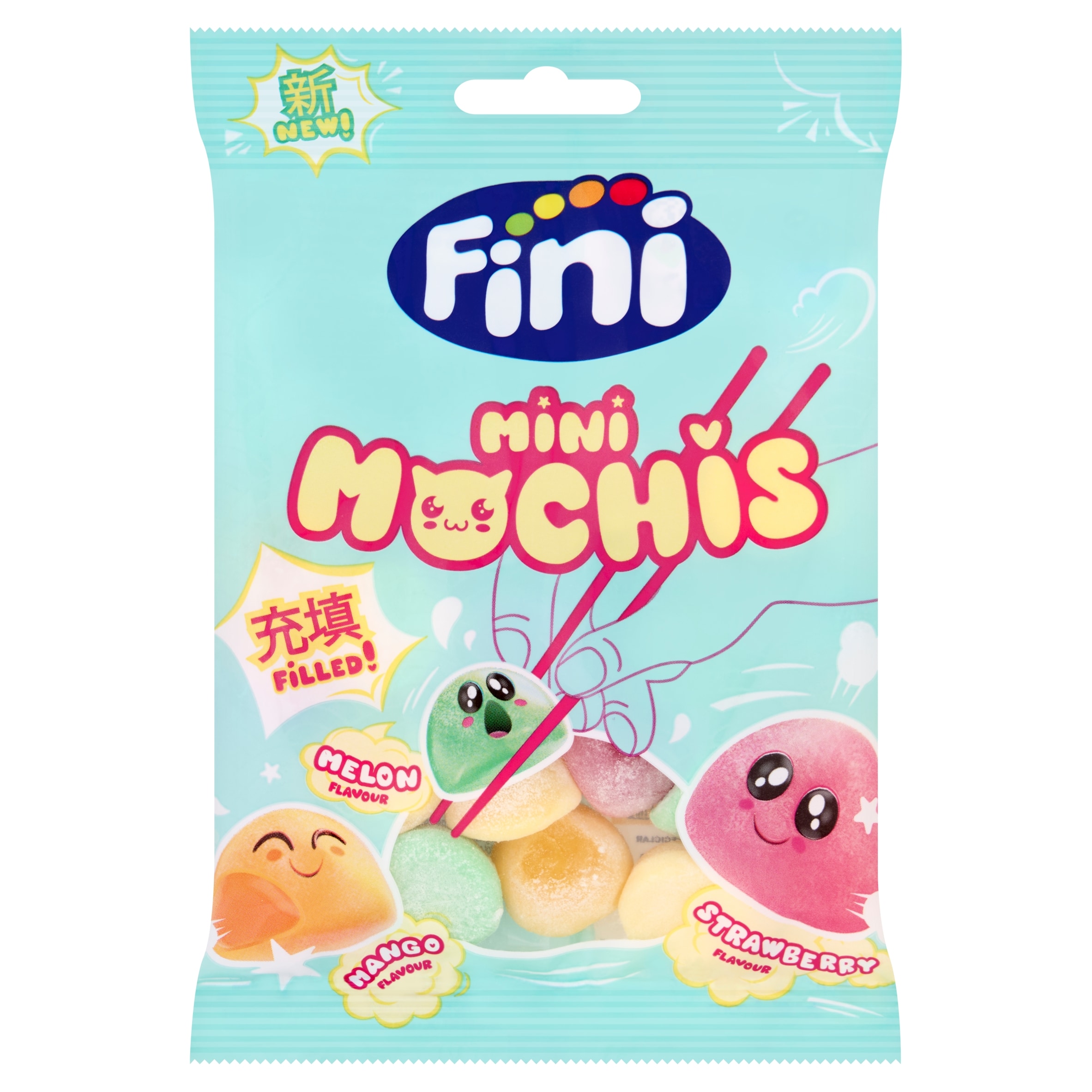 Fini Mini Mochis Melon Mango Strawberry Flavour 90g