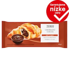 Tesco Croissant s kakaovou náplňou 60 g