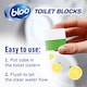 image 3 of Bloo Toilet Blocks - Lemon 4 x 50g (200g)