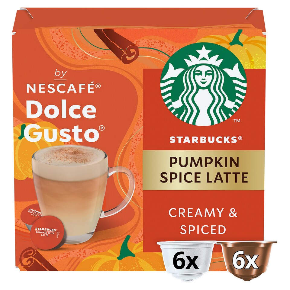 image 1 of Starbucks Nescafe Dolce Gusto Pumpkin Spice Latte 12 Capsules 129g