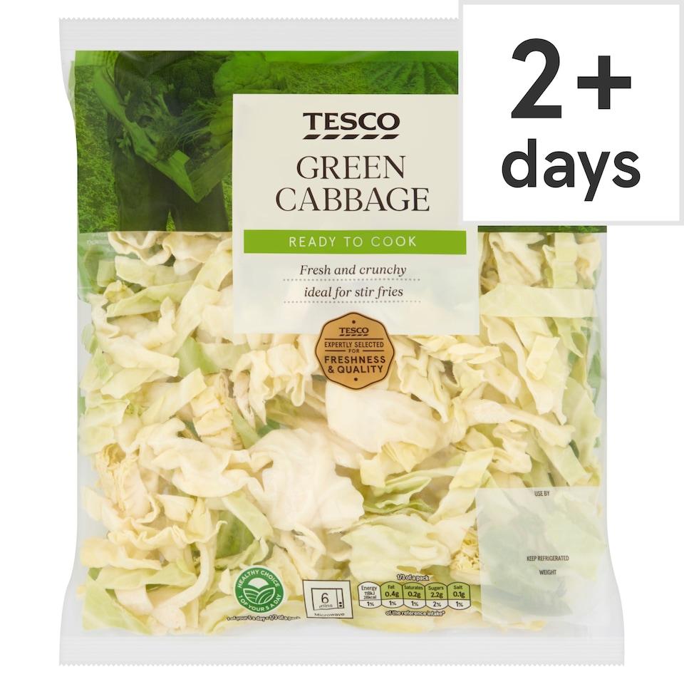 image 1 of Tesco Cabbage Bag 300G