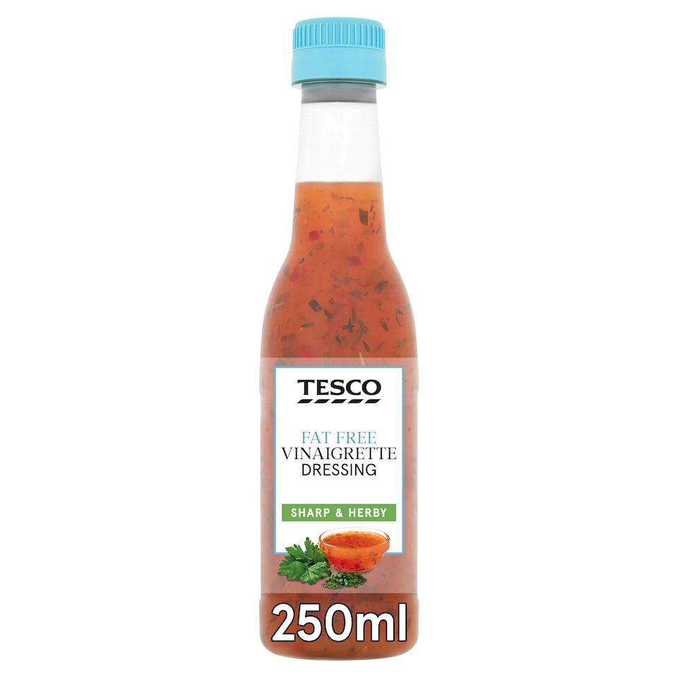 Tesco Fat Free Vinaigrette Dressing 250Ml