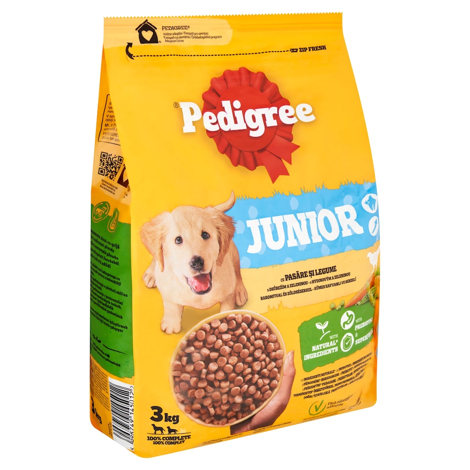 Obrázek 1 pro produkt Pedigree Junior s drůbežím a zeleninou 3kg