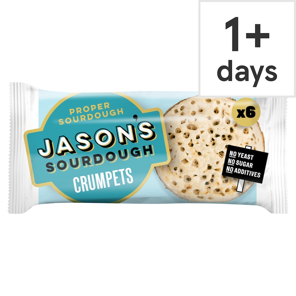 Jason's Sourdough Crumpets 380g