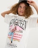 image 1 of Bruce Springsteen Pure Cotton Slogan T-Shirt in White