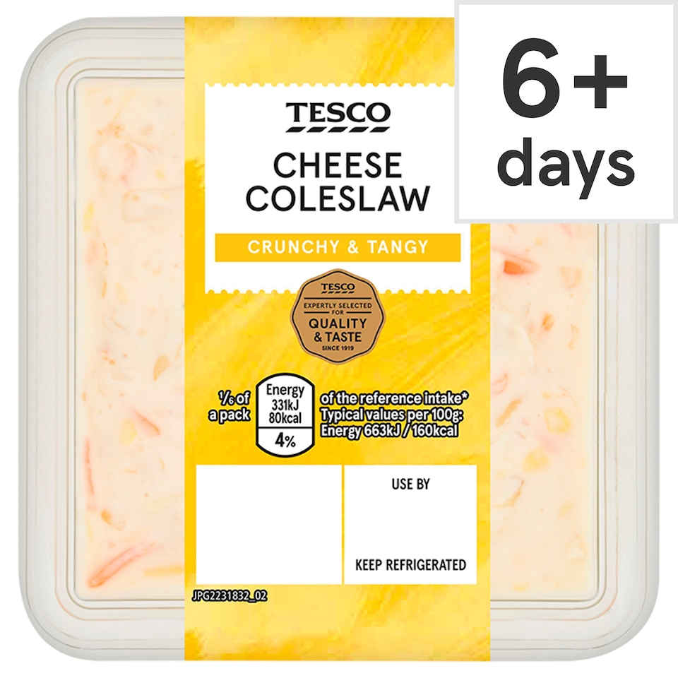 TESCO Cheese Coleslaw 300g