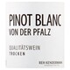 image 2 of VON RHEINHESSEN PINOT BLANC 75CL