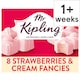 image 1 of Mr Kipling Strawberries & Cream Fancies 8 Pack