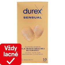 Durex Sensual prezervatívy 10 ks