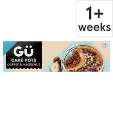 Gu Coffee & Hazelnut Sponge Cake Pots 2 x 65g