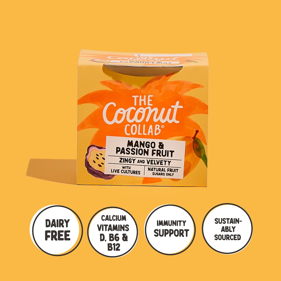 image 1 of The Coconut Collab Mango & Passionfruit Coconut Yoghurt 100g