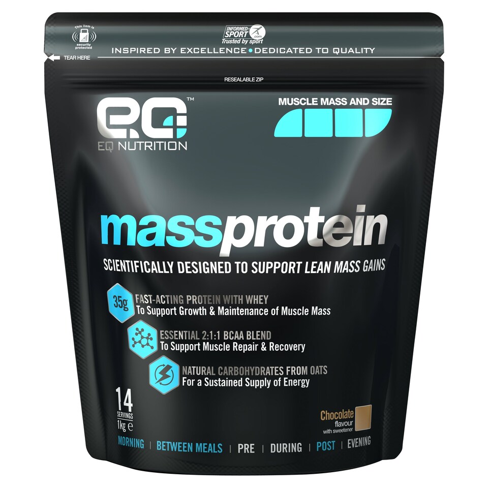 EQ NUTRITION MASS PROT CHOC 1KG
