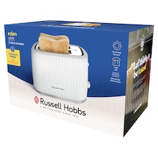 Russel Hobbs Eden 2 Slice Toaster White