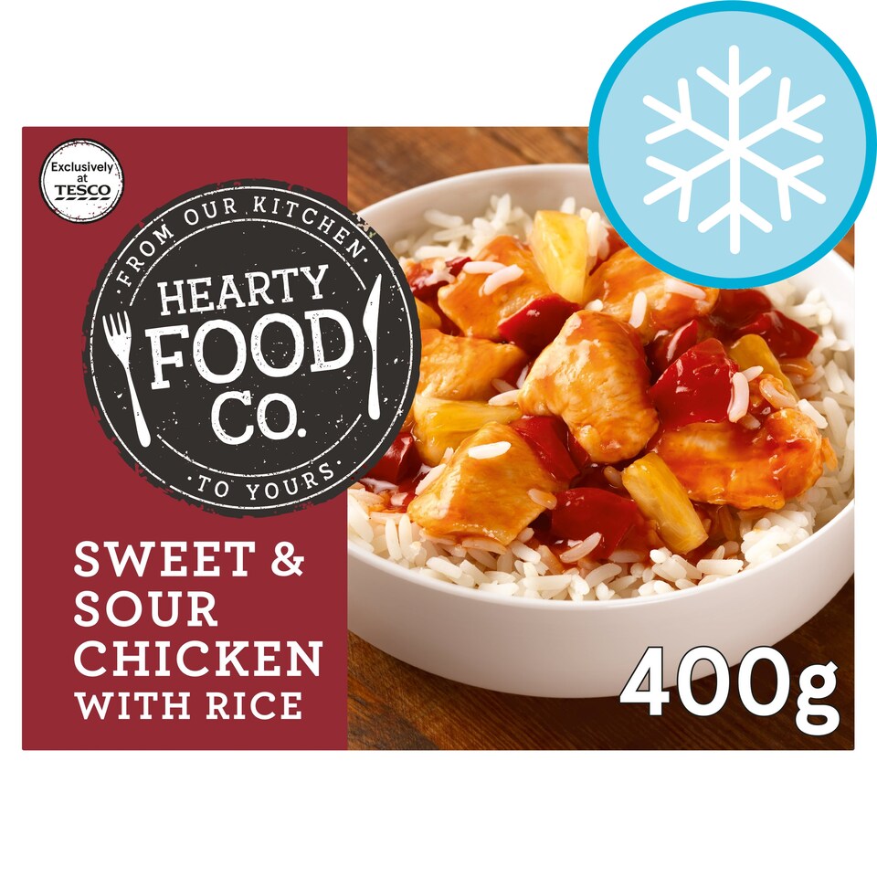 Hearty Food Co. Sweet And Sour Chicken 400G Tesco Groceries