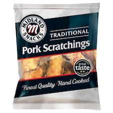 Midland Snacks Traditional Pork Scratchings 40G