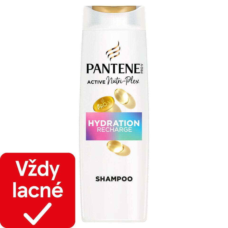 obrázok 1 z Pantene Pro-V Hydration Recharge Šampón 400 ml Vyživuje Normálne a Suché Vlasy