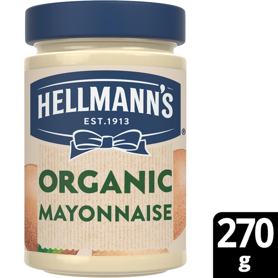 image 1 of Hellmann's Organic Mayonnaise Jar 270g