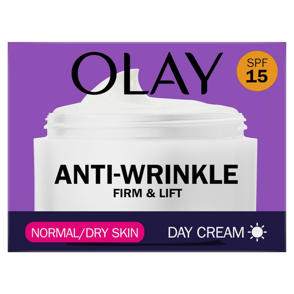 image 1 of Olay Anti Wrinkle Firm & Lift Day Moisturiser Spf 15 50Ml