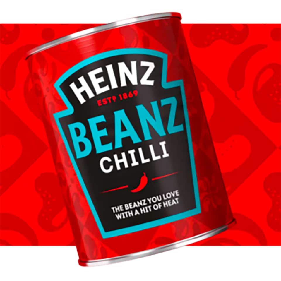 image 1 of Heinz Baked Beans Fiery Chilli Beanz 390G
