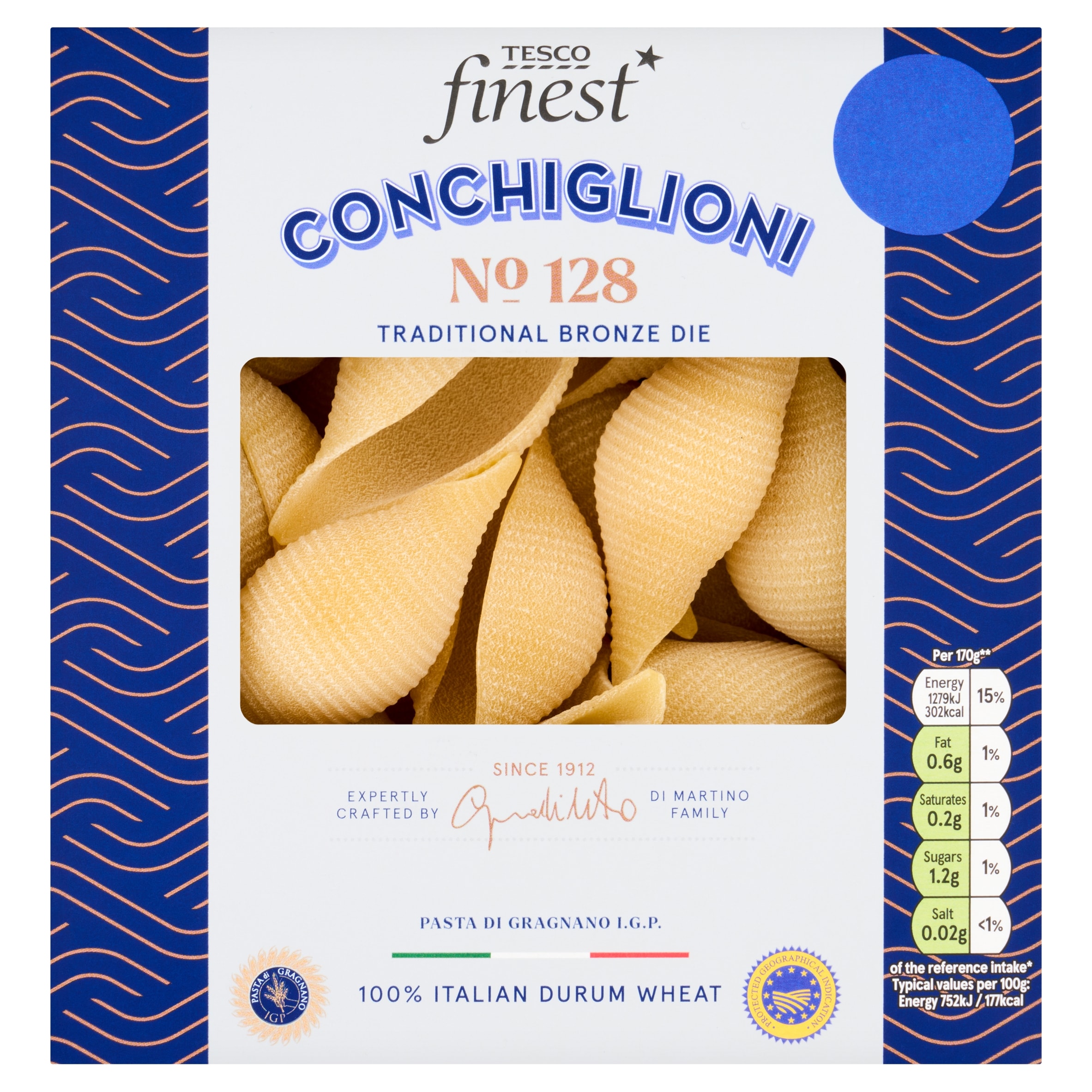 TESCO FINEST CONCHIGLIONI 375G
