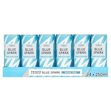 Tesco Blue Spark Sugar Free 24X250ml