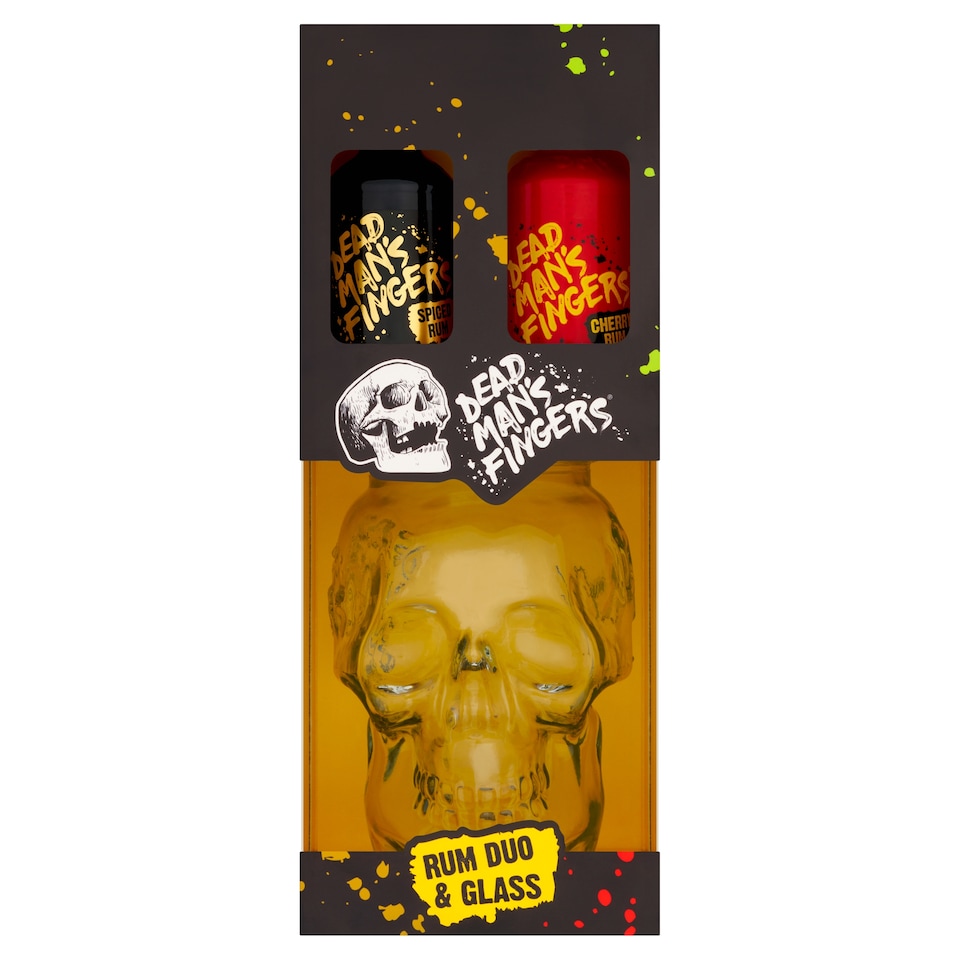 Dead Man's Fingers Rum Duo & Glass Gift Set 2 x 5cl