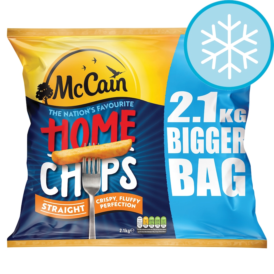 Mccain Home Chips Straight Cut 2.1Kg