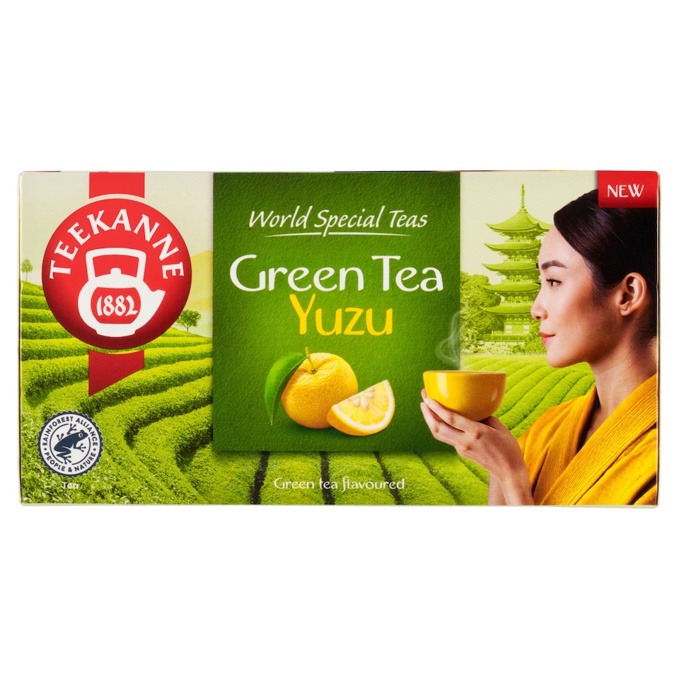 Obrázek 1 pro produkt Teekanne World Special Teas Yuzu zelený čaj aromatizovaný 20 x 1,75g (35g)
