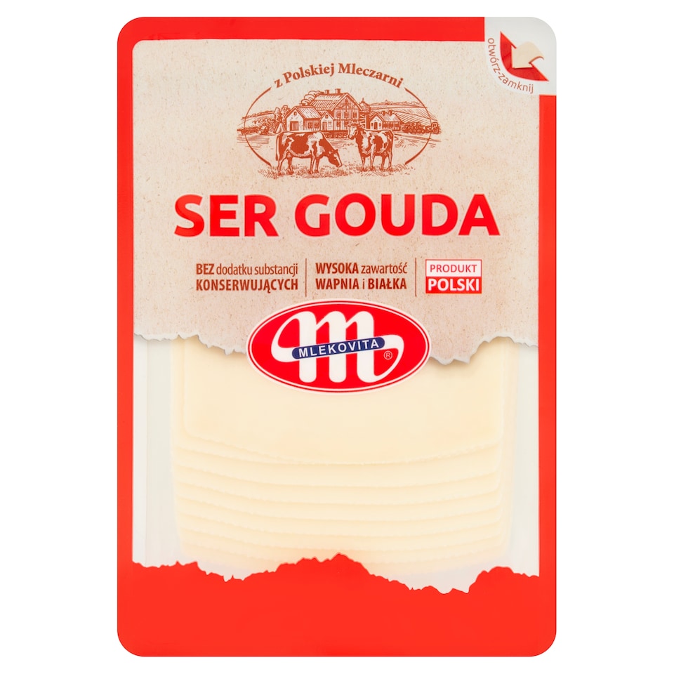 Mlekovita Gouda Polish Cheese 150G