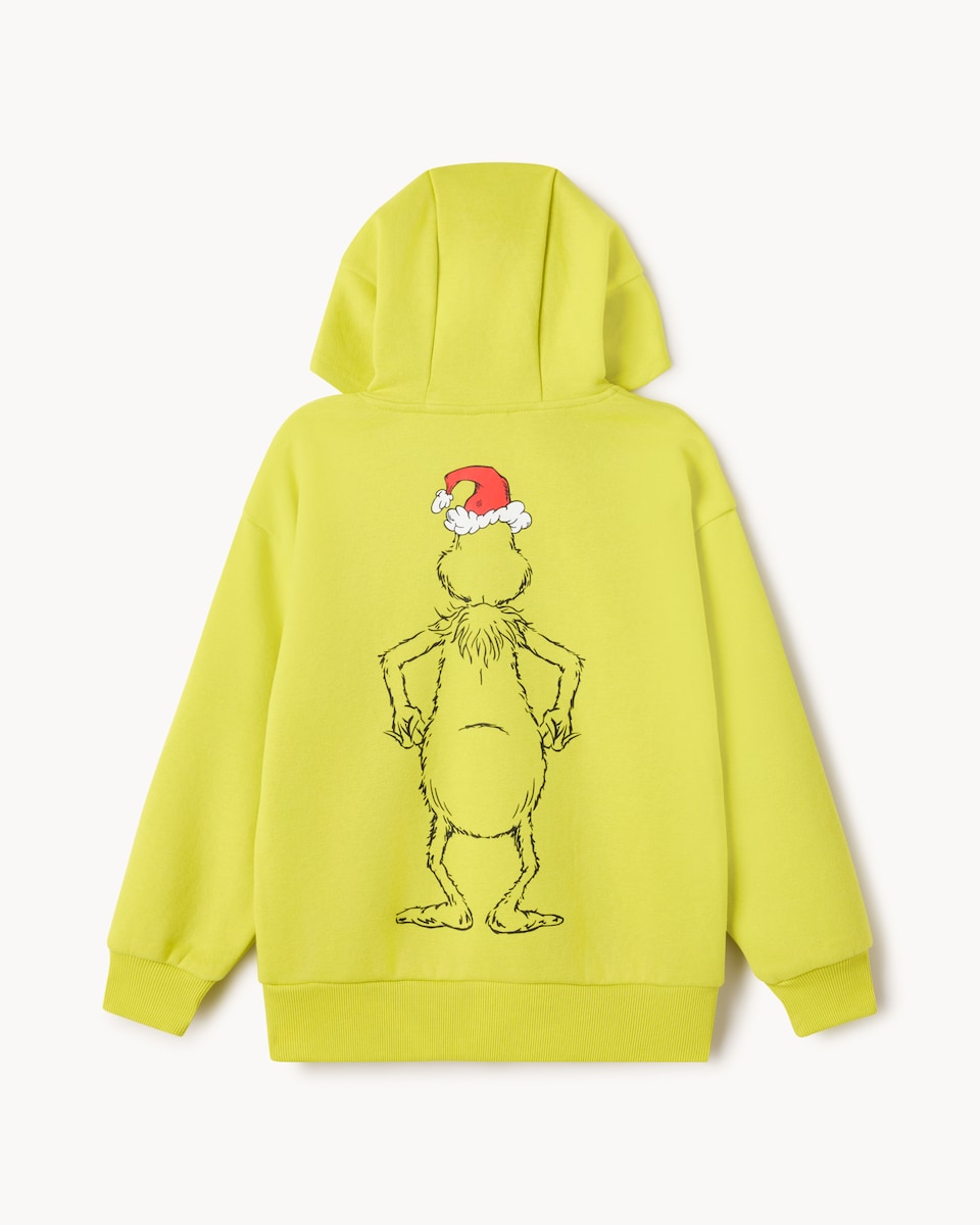 image 1 of The Grinch Cotton Rich Hoodie in Green
