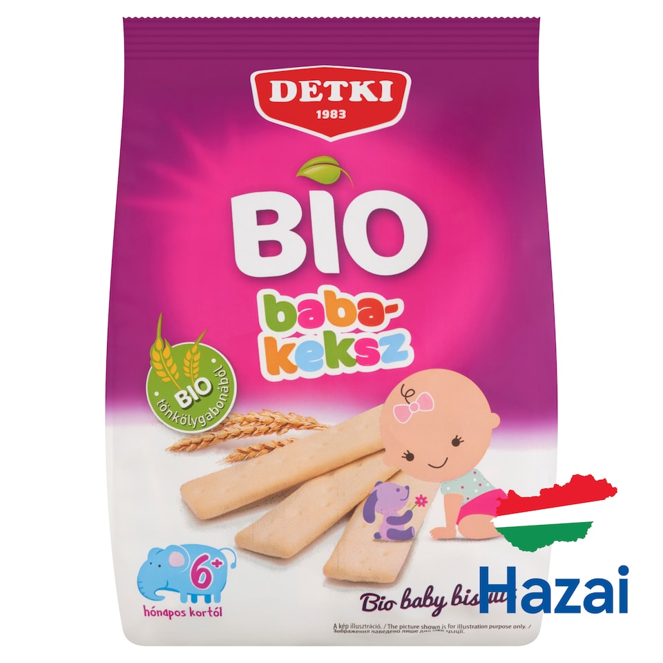 Detki bio babakeksz 6+ hónapos kortól 150 g  1. kép