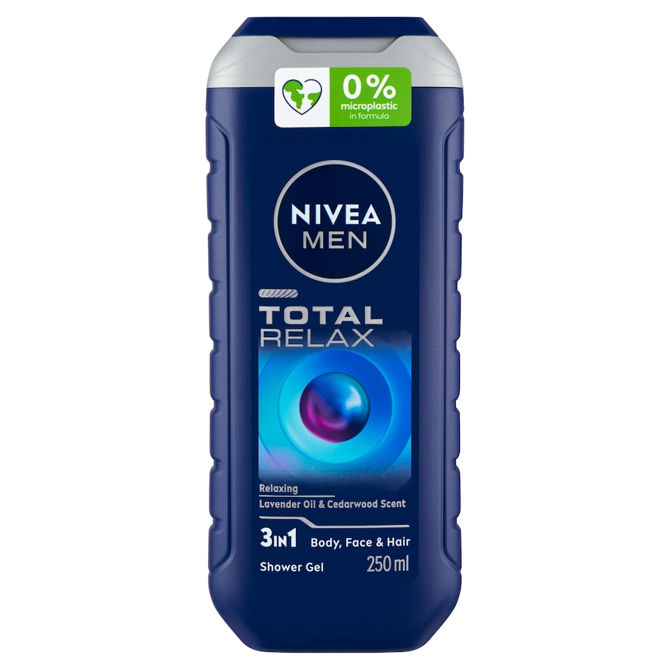 obrázok 1 z Nivea Men Total Relax 3 v 1 Sprchovací gél 250 ml