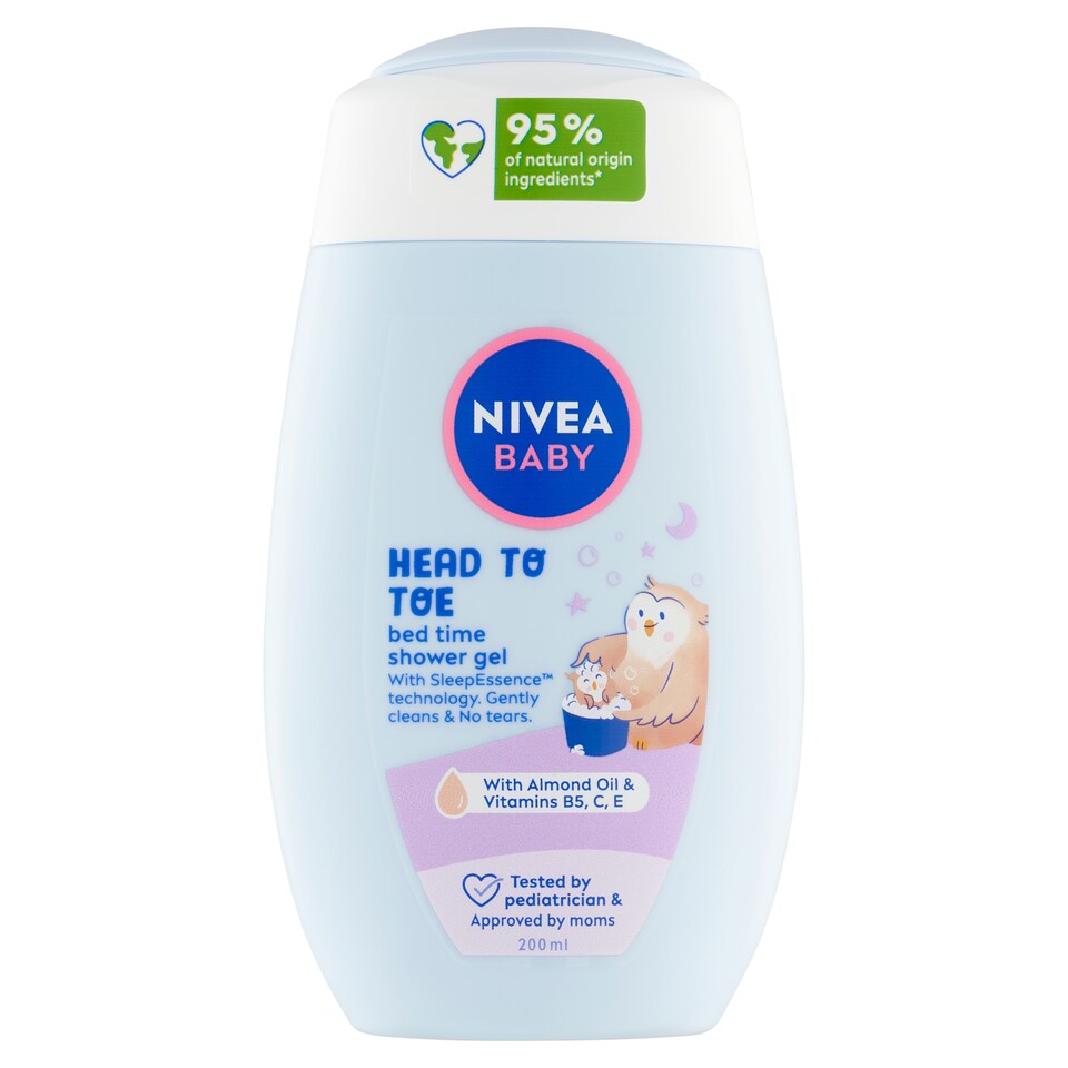 NIVEA Baby Bed Time Head To Toe tusfürdő 200 ml   1. kép